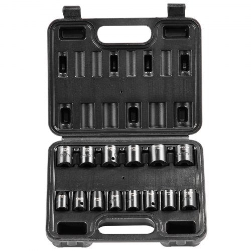 38 Drive Impact Socket Set 14 Piece Shallow Socket Set Metric 720mm 6
