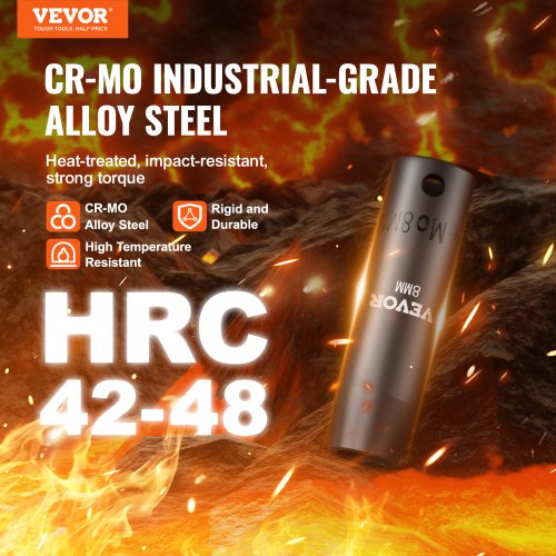 38 Drive Impact Socket Set 15 Piece Deep Socket Set Metric 822mm 6