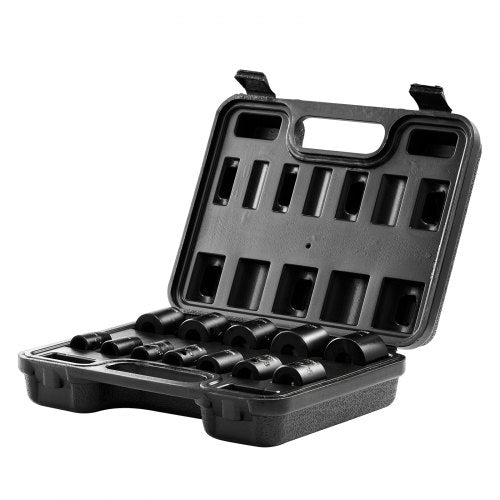 38 Drive Impact Socket Set 12 Piece Shallow Socket Set SAE 5161 6