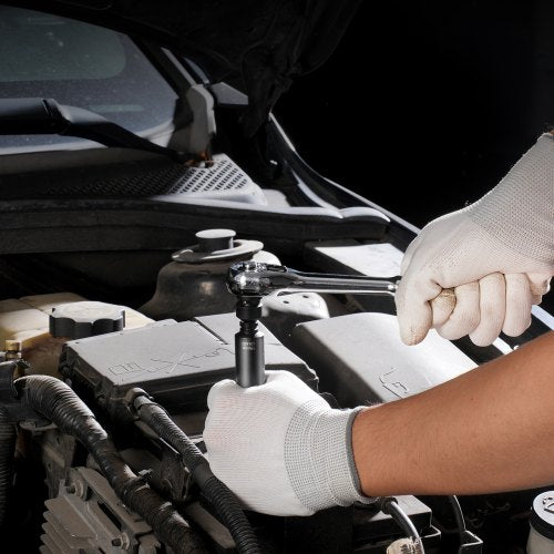 Impact Sockets Set 14pcs 6Point 14 Drive Bit Ratchet Tool Kit Case