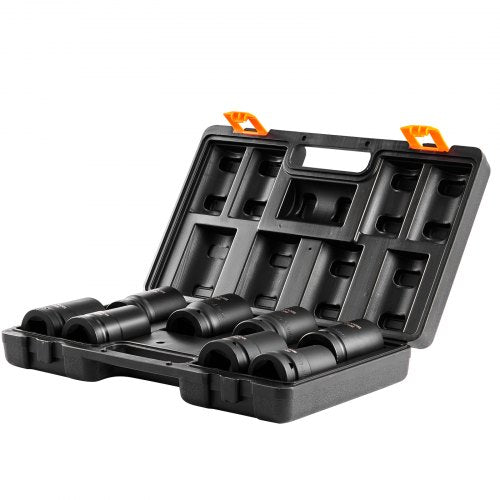1" Drive Impact Socket Set 8 Piece Deep Socket Set Metric 27-41mm 6 Point