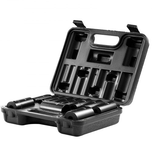 38 Drive Impact Socket Set 11 Piece Deep Socket Set SAE 5161 6 Point