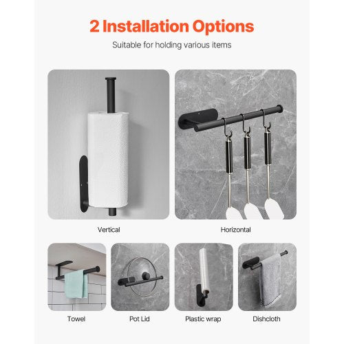 Paper Towel Holder Under Cabinet HighQuality Stainless Steel Paper Towel