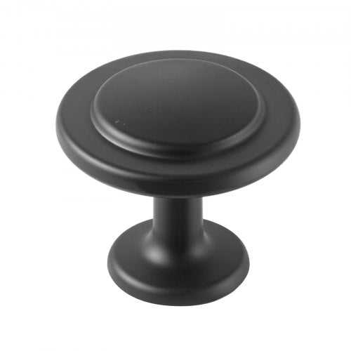 Cabinet Knobs 30 Pack 1.22 Inch Black Zinc Alloy Drawer Pulls Door
