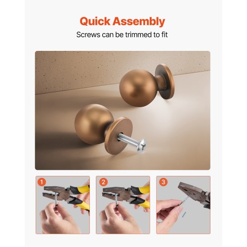 Cabinet Knobs 12 Pack 0.98 Inch Zinc Alloy Drawer Pulls Door Handles
