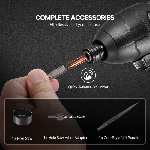 Drill Bit Set 70 Pieces Drill and Driver Bit Set Screwdriver Bit Set