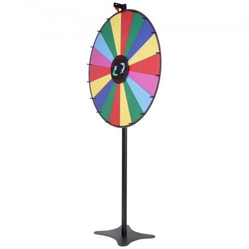 36 inch Spinning Prize Wheel 18 Slots Spinning Wheel Roulette Wheel with a Dry