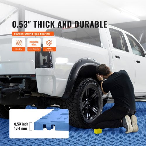 Garage Tiles Interlocking 12 x 12 x 053 inch 25 Pack Garage Floor Covering
