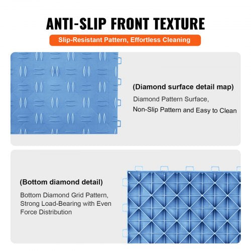 Garage Tiles Interlocking 12 x 12 x 053 inch 25 Pack Garage Floor Covering