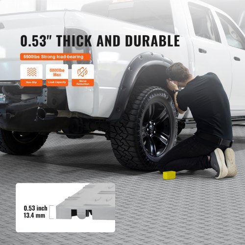 Garage Tiles Interlocking 12 x 12 x 053 inch 50 Pack Garage Floor Covering