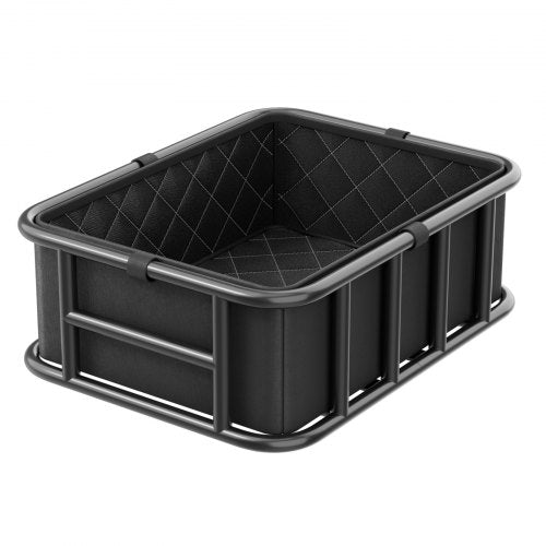 Rear Bike Basket Medium Bicycle Basket with Cargo Net Liner Waterproof