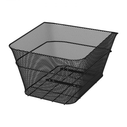 Rear Bike Basket Wire Mesh Bicycle Basket with Cargo Net Waterproof