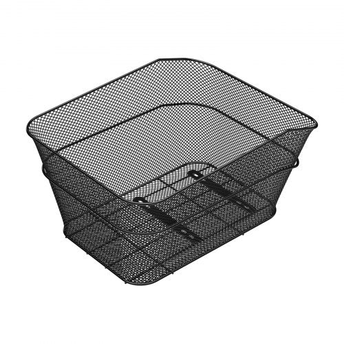 Rear Bike Basket Wire Mesh Bicycle Basket with Cargo Net Waterproof