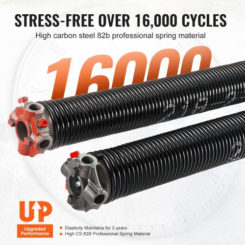 Garage Door Torsion Springs Pair of 0218 x 2 x 24inch Garage Door Springs