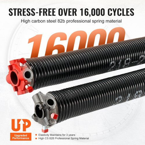 Garage Door Torsion Springs Pair of 0218 x 2 x 23inch Garage Door Springs