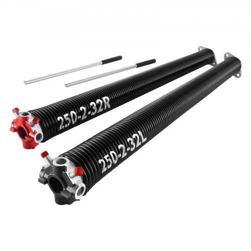 Garage Door Torsion Springs Pair of 025 x 2 x 32 in 16000 Cycles