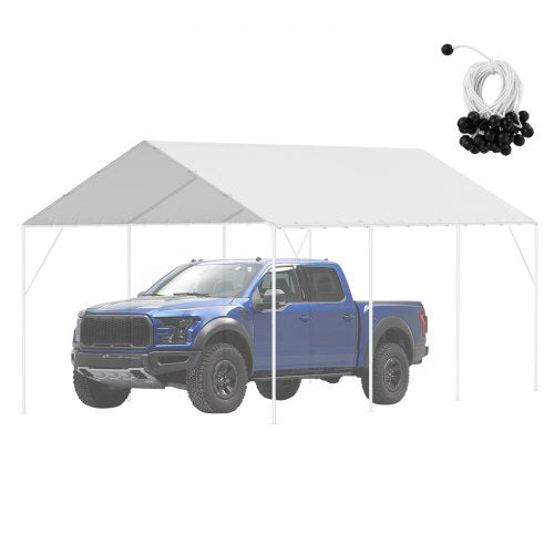10 x 20 ft Carport Replacement Canopy Cover Garage Top Tent Shelter Tarp