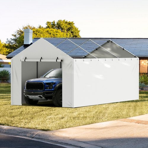 Carport Replacement Canopy Cover Side Wall 10 x 20 ft Garage Tent Shelter