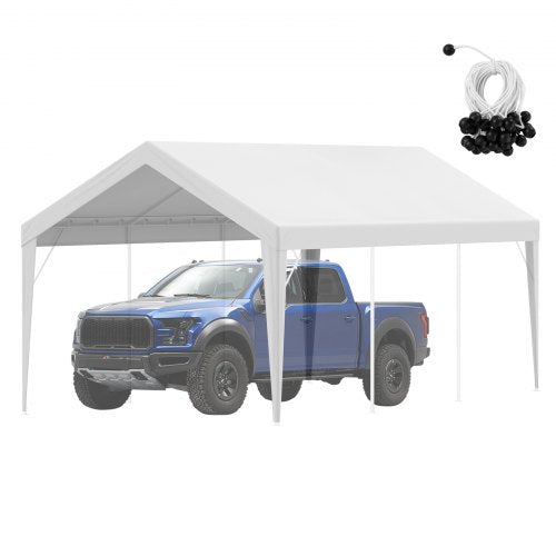 Carport Replacement Canopy Cover 10 x 20 ft Garage Top Tent Shelter Tarp