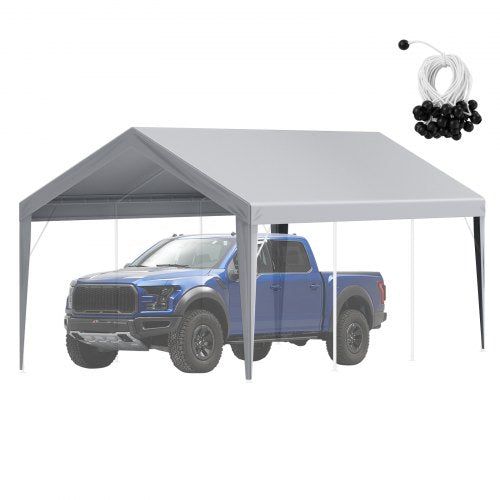 Carport Replacement Canopy Cover 10 x 20 ft Garage Top Tent Shelter Tarp