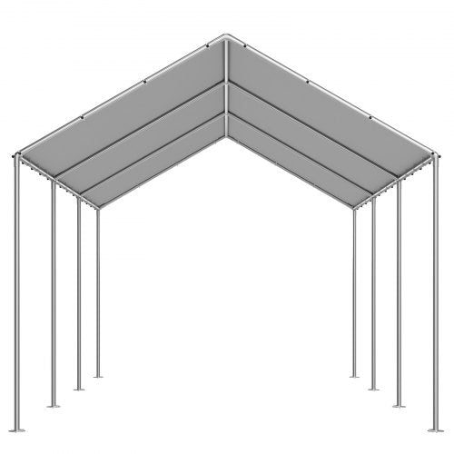 Carport Replacement Canopy 10 x 20 ft Potable Garage Tent Top Tarp