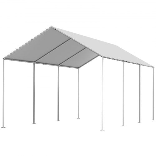 Carport Replacement Canopy 10 x 20 ft Potable Garage Tent Top Tarp