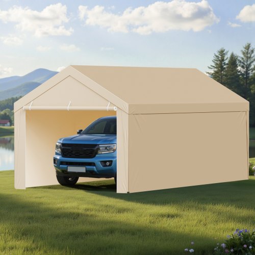 Carport Replacement Canopy 10 x 20 ft Potable Garage Tent Top Tarp