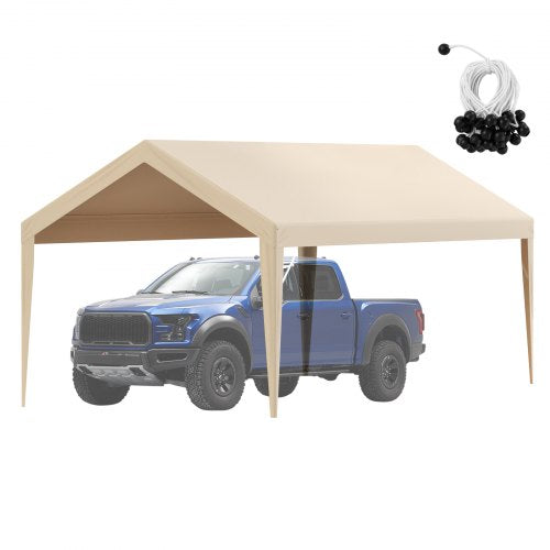 Carport Replacement Canopy Cover 10 x 20 ft Garage Top Tent Shelter Tarp
