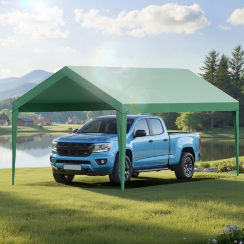 Carport Replacement Canopy 10 x 20 ft Potable Garage Tent Top Tarp