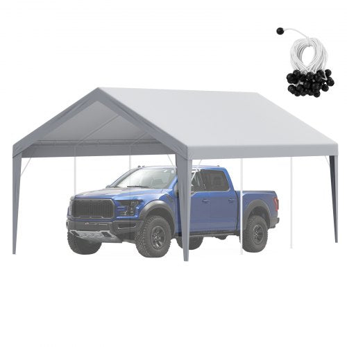 Carport Replacement Canopy Cover 12 x 20 ft Garage Top Tent Shelter Tarp