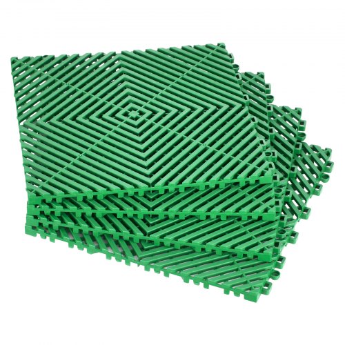 Interlocking Drainage Mat 50 Pcs Modular Interlocking Cushion 12” x 12”