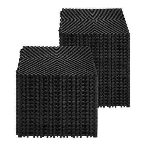 Interlocking Drainage Mat 12” x 12” Modular Interlocking Cushion 40 Pcs