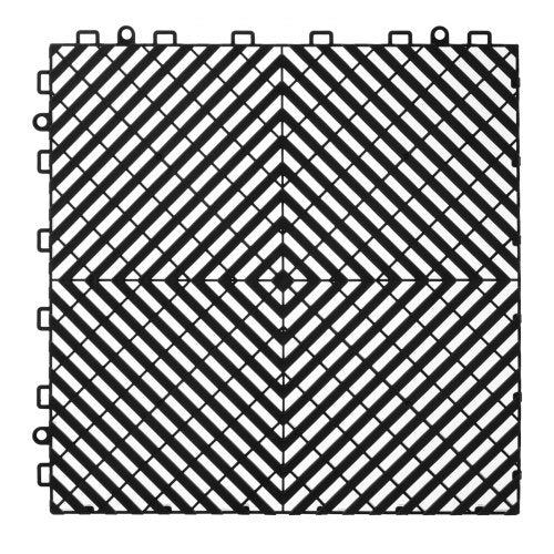 Interlocking Drainage Mat 12” x 12” Modular Interlocking Cushion 12 Pcs