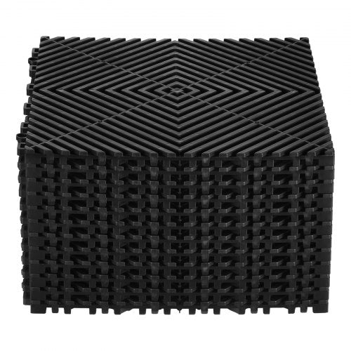 Interlocking Drainage Mat 12” x 12” Modular Interlocking Cushion 12 Pcs