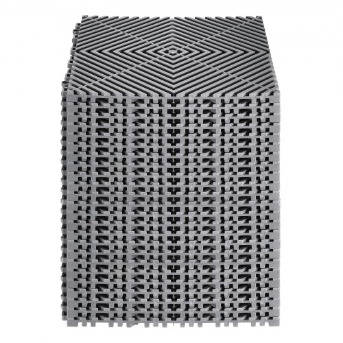 Interlocking Drainage Mat 12” x 12” Modular Interlocking Cushion 24 Pcs