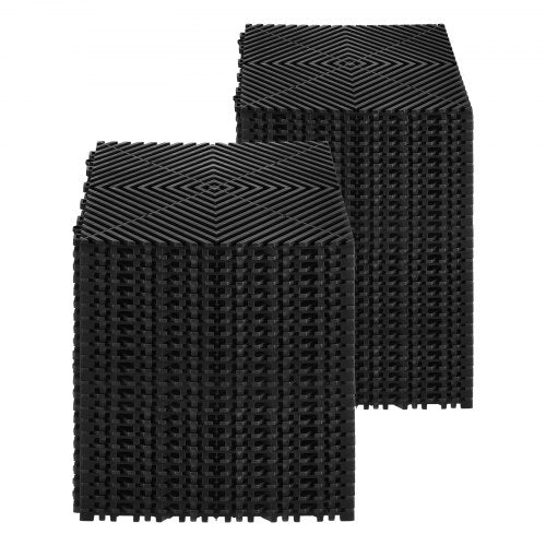 Interlocking Drainage Mat 12” x 12” Modular Interlocking Cushion 50 Pcs