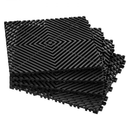 Interlocking Drainage Mat 12” x 12” Modular Interlocking Cushion 55 Pcs