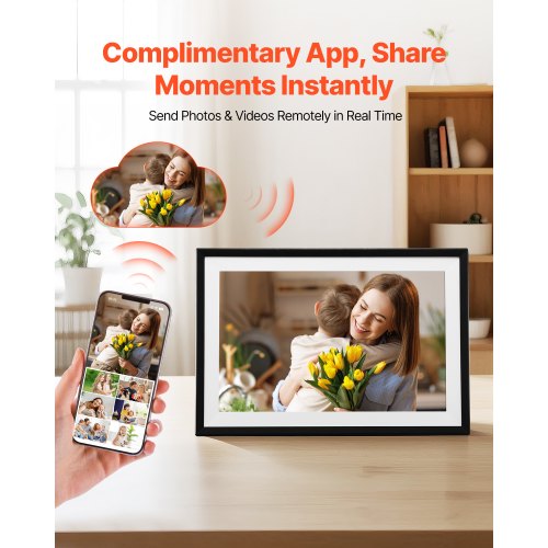 Digital Picture Frame 10.1 Inch 1280x800 HD IPS Touch Screen Electronic