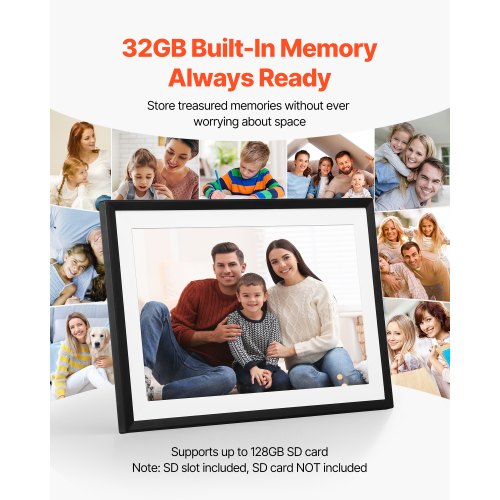 Digital Picture Frame 10.1 Inch 1280x800 HD IPS Touch Screen Electronic