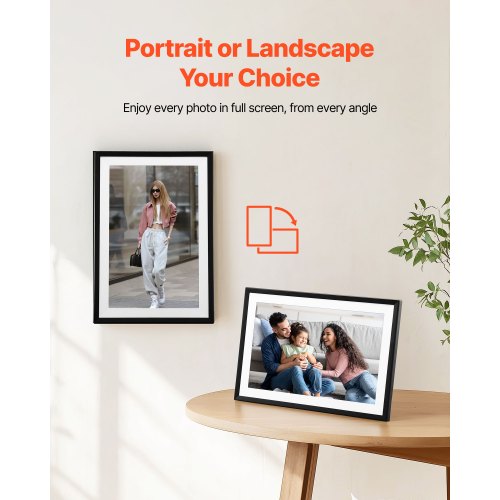 10.1 Inch Digital Picture Frames 2PK 1280x800 HD IPS Touch Screen