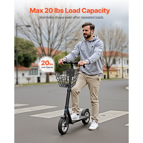 Front Bike Basket Electric Scooter Basket with Fixed Bracket – Max Bearing