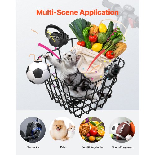 Front Bike Basket Electric Scooter Basket with Fixed Bracket – Max Bearing