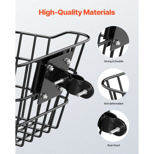 Front Bike Basket Electric Scooter Basket with Fixed Bracket – Max Bearing