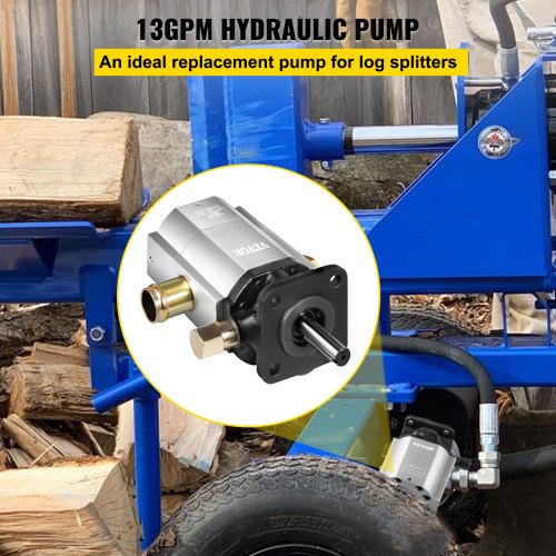Hydraulic Log Splitter Pump 13GPM 2 Stage 3000PSI Wood Log Splitter Pump