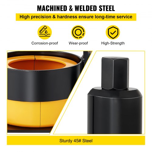 Carrier & Pinion Bearing Puller, Compatible with Dana 30,40,50,60,70, 80, Ford 10.25\" Bearings, Pinion Puller Tool with 3 Clamshells, 45# Steel Clamshell Bearing Puller for Auto Repair