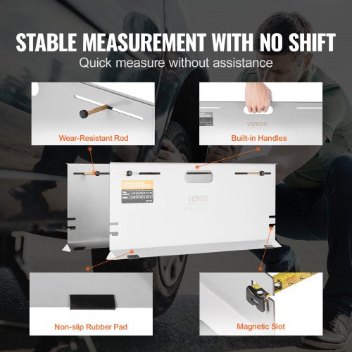 Wheel Alignment Tool 2Pack Alignment Tool Toe Plates Stainless Steel Toe