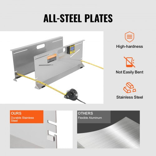 Wheel Alignment Tool 2Pack Toe Plates CamberCasterToe Gauge 01°