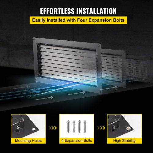 Foundation Flood Vent 8 Height x 16 Width Flood Vent to Reduce