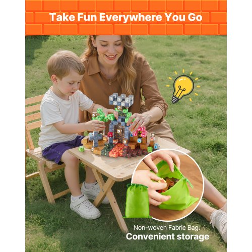 Magnetic Blocks 100 PCS Dark Castle Set Magnetic Building Cubes for Kids