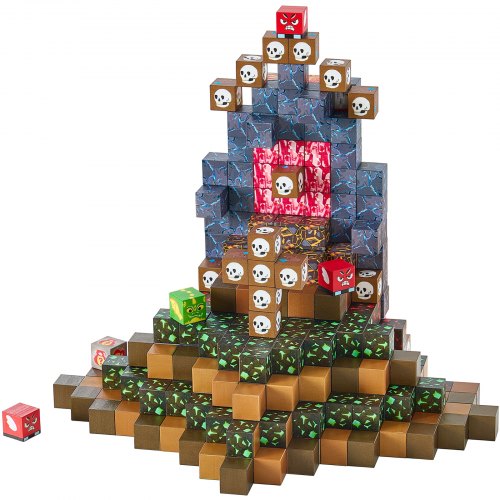 Magnetic Blocks 100 PCS Dark Castle Set Magnetic Building Cubes for Kids